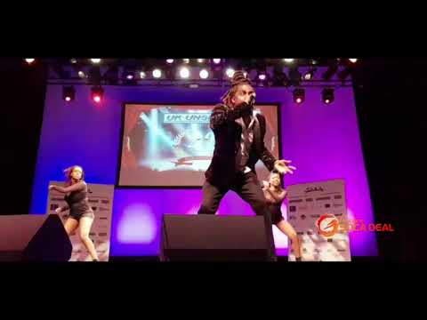 Wetty Beatz performing at the EUK Soca Monarch Category Finals