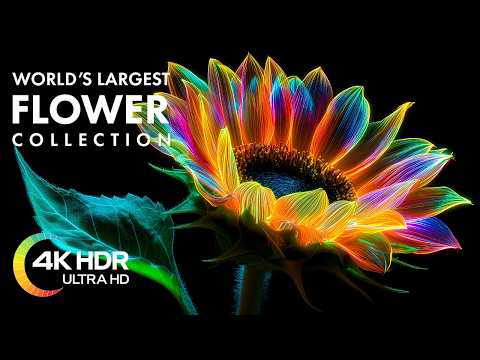 World's Most Beautiful Flowers Collection in 4K UHD with Relaxing Music