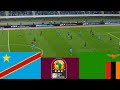 DR Congo 1 vs 1 Zambia. 2024 CAF Full match - Video game simulation PES 2021