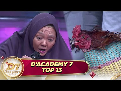 Kocak! Bu Een Hebohkan Panggung DA7 Bawa "Rainbow" Ayam Jago Ferdi! | D'Academy 7 Top 13