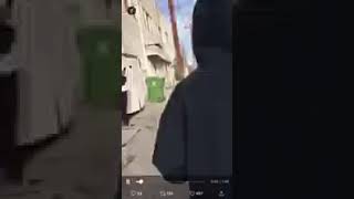 DeathByRomy caught lacking in the hood! (Lil Tracy Ex Fight)