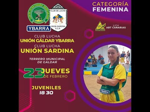 LUCHA CANARIA FEMENINA CL Unión Sardina - CL Unión Gáldar. 23 de febrero de 2023