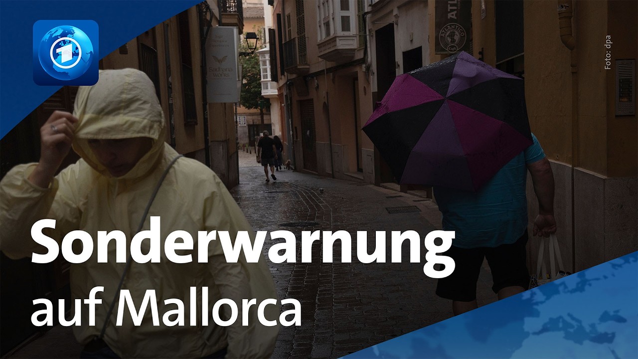 „Sonderwarnung auf alle Handys dort“ – Höchste Sturmwarnstufe auf Mallorca