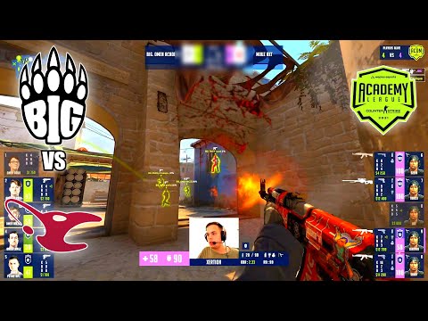 BIG Academy vs mouz NXT - WePlay Academy League Season 1 | CSGO HIGHLIGHTS