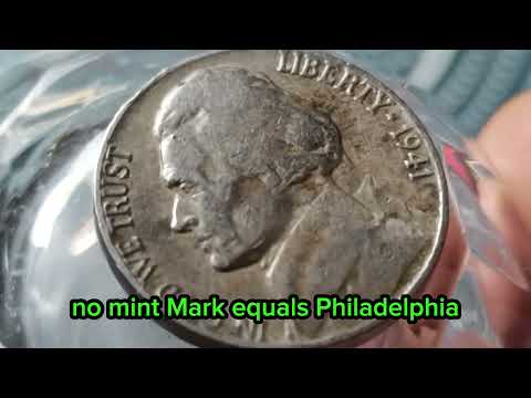 🇺🇸1941 Jefferson Nickel – Hidden Value in Old Change! 💰1941Nickel #JeffersonNickel #RareCoins
