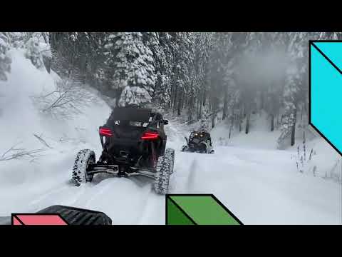Honda Talon 1000r ripping in the snow