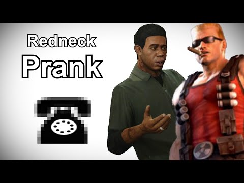 Duke and Lamar Call a Crazy Redneck - Duke Nukem and GTA V Prank Call