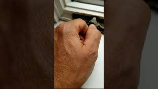 Quick fix for stripped Anderson casement window cranks