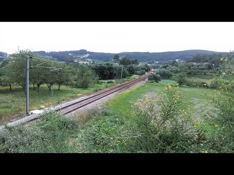 A 2601 e as renovadas carruagens Sorefame na passagem em Santa Lucrécia de Aguiar, PK 63! Especial