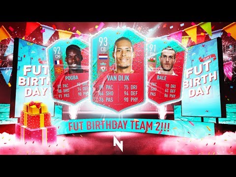 Fut Birthday Team 2 Is Insane 91 Rw Bale 92 Cm Pogba 90 St Lacazette Fifa Ultimate Team