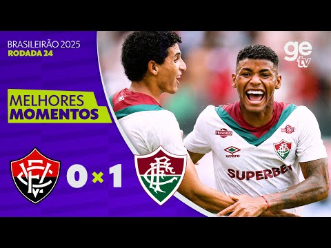 Gols e lances de Vitória x Fluminense