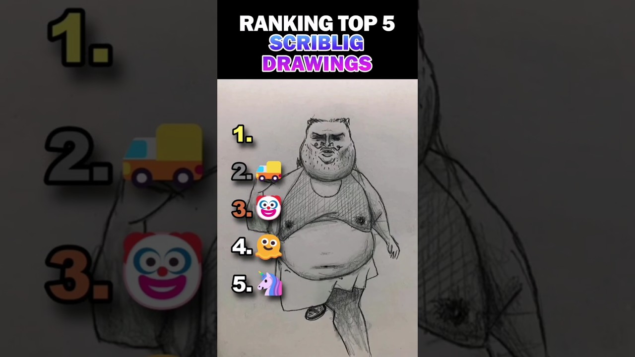 Ranking Top 5 Scriblig Drawings!