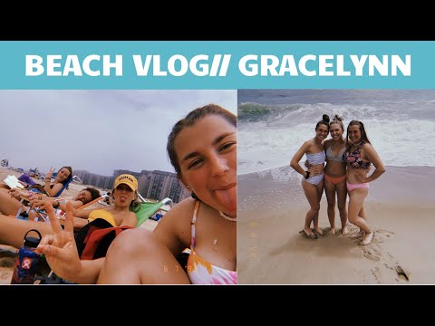 Beach Vlog//Gracelynn
