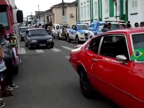 Grupo AmarAntigos no desfile de 7 de Setembro em Amargosa