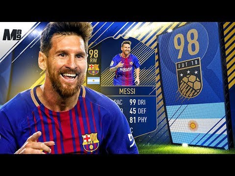 FIFA 18 TOTY MESSI REVIEW | 98 TOTY MESSI PLAYER REVIEW | FIFA 18 ULTIMATE TEAM
