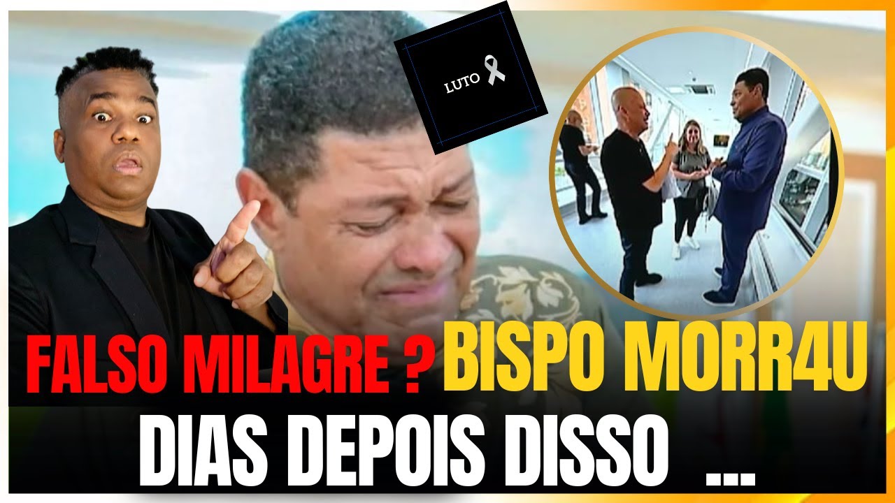 DESMASCARANDO ! ELE M0RR3U DEPOIS DE LEVAR UM ABRAÇO DE VALDEMIRO SANTIAGO?