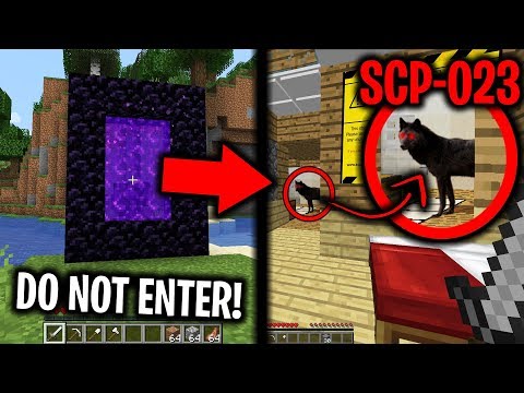 Do NOT follow SCP-023 into the Nether.... (Scary Minecraft Video)