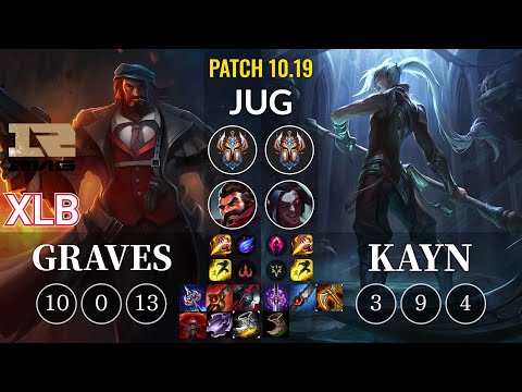 RNG XLB Graves vs Kayn Jungle - KR Patch 10.19