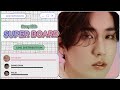 Stray Kids SUPER BOARD Line Distribution