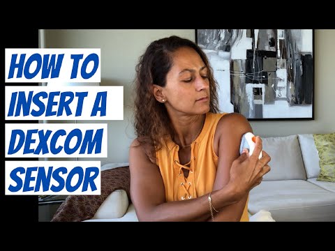 How to Insert a Dexcom G6 Sensor