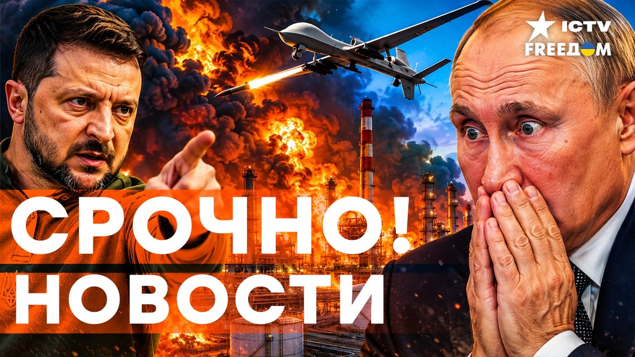 УДАР ПО ТАТАРСТАНУ! Горит стратегический НПЗ России. Жесткое заявление Зеле?