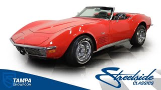 Video Thumbnail for 1971 Chevrolet Corvette Convertible