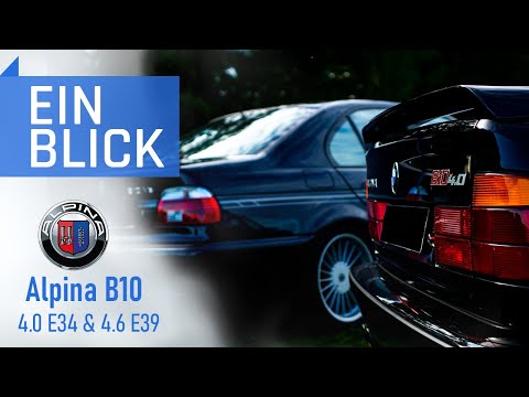 Alpina B10 - Die 5er E34 & E39 im direkten Vergleich - B10 4.0 1994 & B10 V8 2001