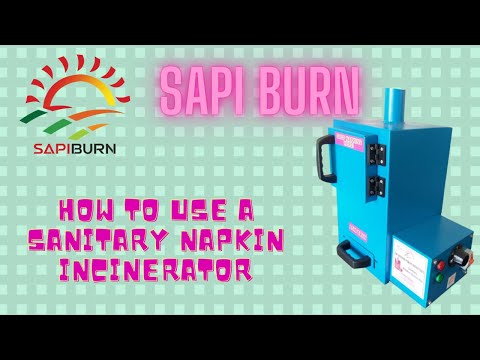 ABM Lilliput Compact and User Friendly Napkin Pad Incinerator