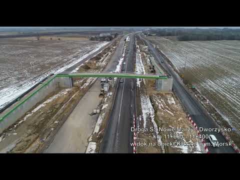 [09.02.2022] Budowa drogi S5 odc. 1 Nowe Marzy - Dworzysko - film z drona