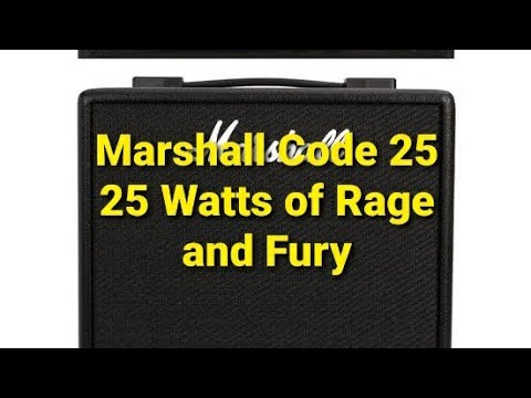 MARSHALL CODE 25 ...25 WATTS...MODELLING AMPLIFIER ...AN UNBIASED REVIEW AND DEMO