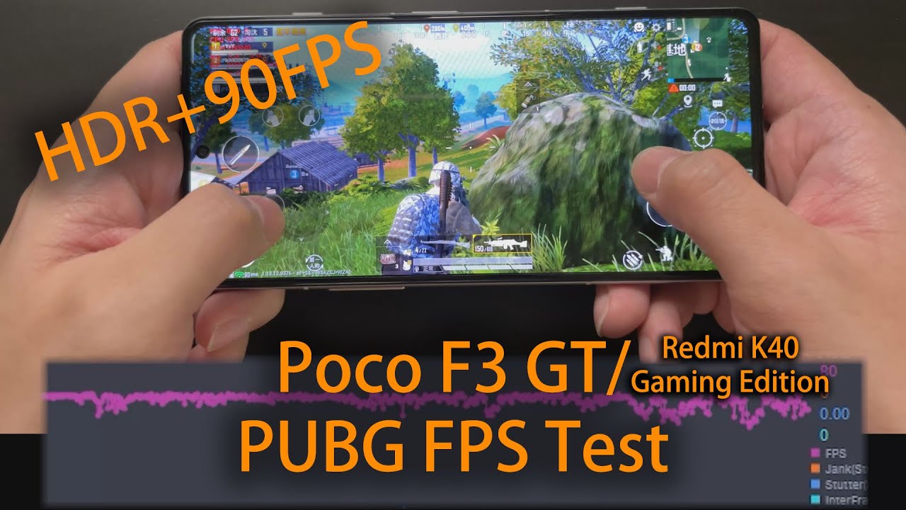 Poco F3 GT Redmi K40 Gaming Edition PUBG Mobile HDR+90 FPS Test | How's MTK Dimensity 1200?