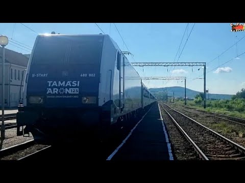 Szekely Gyors Csiksomlyo Exspressz trece fara oprire prin Saratel - Traxx 002 "Tamasi Aron"  MAV