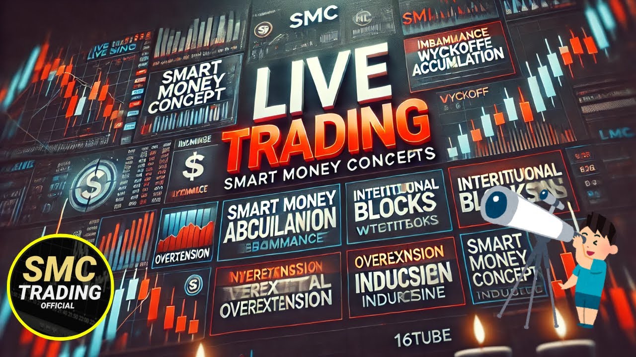 SMART MONEY CONCEPT EN LIVE : Accumulation, Redistribution, Inducement et Plus ! 💡💹