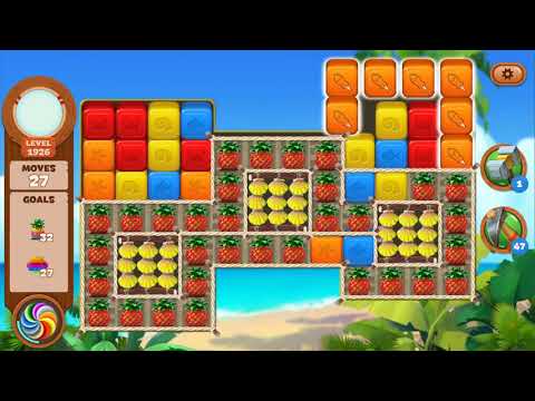 Lost Island Blast Adventure Level 1926 NO BOOSTERS - A S GAMING ✔️