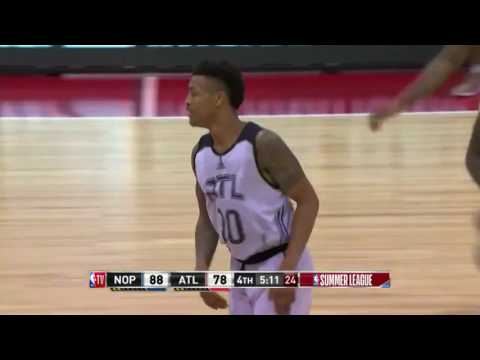 John Collins Dunk on Two Pelicans in Summer League (HD)