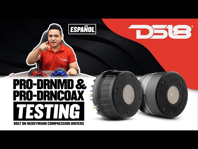 Vídeo relacionado con DS 18, Pro-DKH1 PRODKH1 Driver de compresión de bocina Cuadrada 16,2 x 16,2 cm 320 vatios rms 640 vatios máx 8 ohmios 108 dB, Bobina móvil de 2,03 inch, 1 Pieza