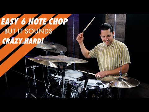 6 Note CHOP for Shredding 32nd Note Fills! Drum Lesson