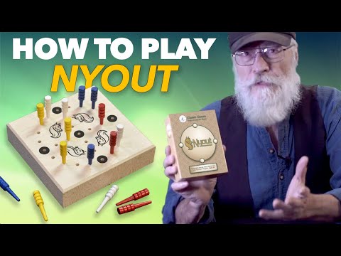How To Play Nyout, a 2 to 4 player horse race game from Korea.
