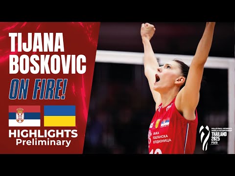 🇷🇸 SERBIA vs 🇺🇦 UKRAINE | Highlights | Women’s Volleyball World Championship 2025 🏐🔥 [4K]
