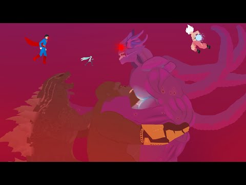 Fortnite - Zero Hour Event - Godzilla X Goku X Kong X Superman vs Megazord and Miku vs Dark Presence