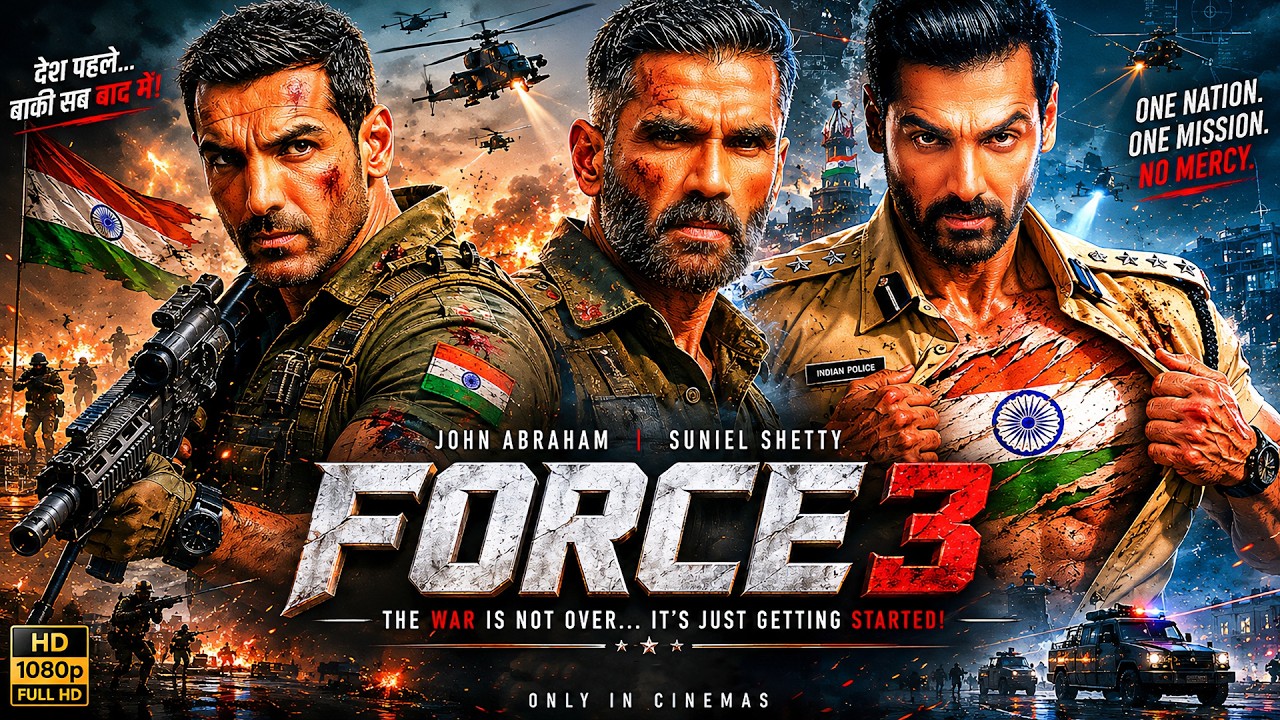 FORCE 3 Full Movie | John Abraham, Suniel Shetty | New Hindi Action Blockbuster Movies 2026