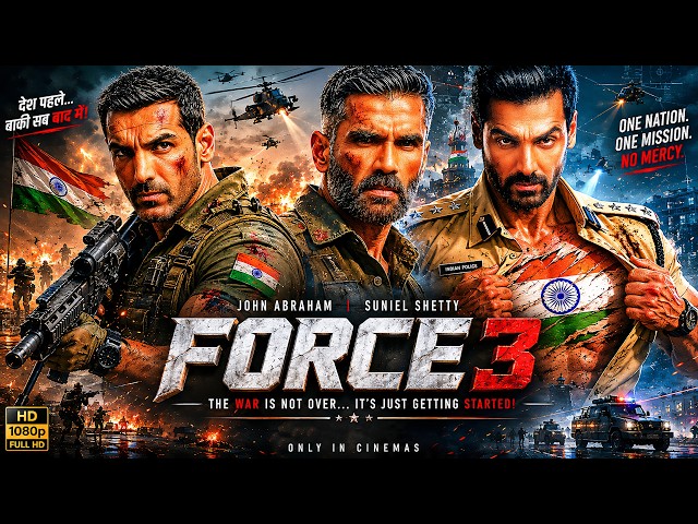 FORCE 3 Full Movie | John Abraham, Suniel Shetty | New Hindi Action Blockbuster Movies 2026 SDDEFAULT Thumbnail