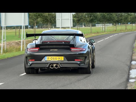 Porsche 991.2 GT3 RS Weissach with Akrapovic Exhaust - LOUD Engine Sounds on track!