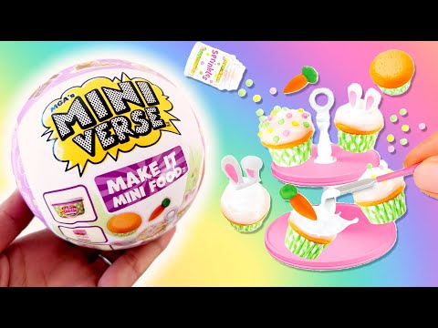 MAKING MORE MINI FOODS! MiniVerse Make It Mini Spring Collection! Willy Wonka Chocolate Ultra Rare