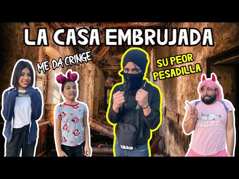 Las miadas visitan la casa embrujada