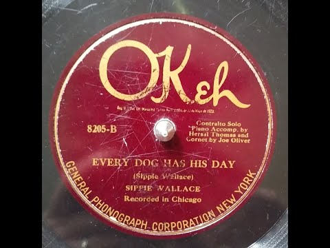 Thumbnail for SIPPIE WALLACE – EVERY DOG HAS HIS DAY – Okeh 8205 - KING OLIVER by Sippie Wallace