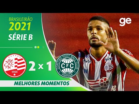 Gols e lances de Náutico x Coritiba