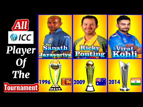 All Major ICC Player of the Tournament Winners | Started 1992 | World Cup | Champions Trophy | T20WC