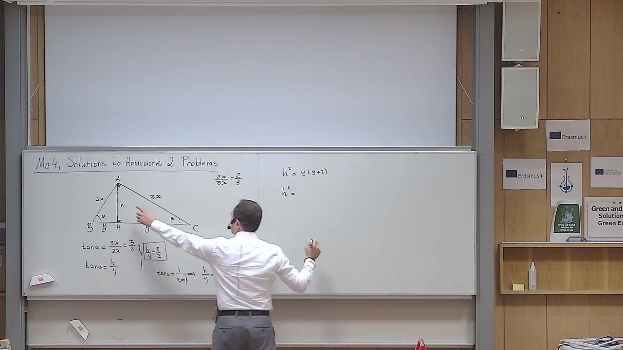 Ma4, Solutions to Homework 2 Problems