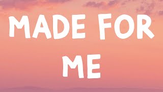 Cover art for Made for me